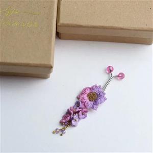 گیره روسری گل 6 پر کد 806 - بشرا مید