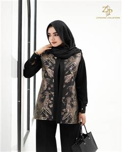 وست زنانه بهاره ژاکارد فلووا