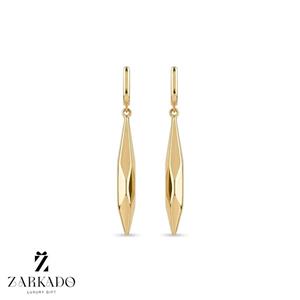 گوشواره آویز حجمی چند ضلعی