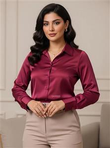 خرید شومیز زنانه ساتن ابریشم رنگی - بیش از 20 رنگ | سارکس