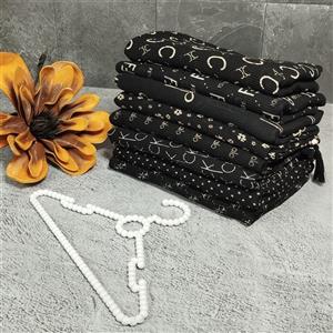 شال پلیسه برشکا طرحدار نخی بهاره