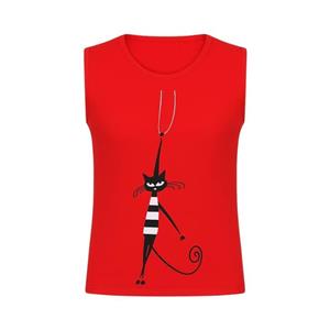 تاپ زنانه مدل گربه کد PJ1225