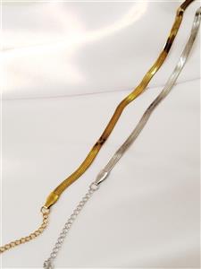 پابند ماری(هرینگبون) استیل پهنا 4میل