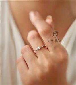 انگشتر مینیمال گل ونکلیف کد S1112 - گالری الهه