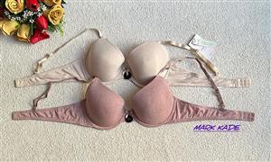 پک دوعددی سوتین زنانه اسفنجی با رویه ی نخی برند مکس انگلیس سایز 85B