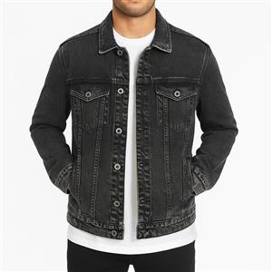 کت جین مردانه با شست کاستوم | استایل شیک و مینیمال مناسب تمام فصول کد 2004