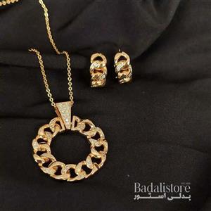 نیم ست کارتیر نگین دار خیلی خاص برند ysx کد 10014 - فروشگاه بدلیجات بدلی استور