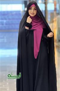 چادر مشکی سنتی پارچه فیگارو