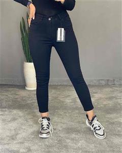 شلوار جذب مشکی زارا دخترانه فول کش قد 82