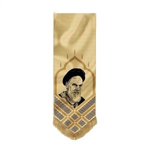بیرق تمثال امام خمینی طرح چفیه مخمل