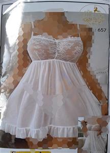 لباس خواب توری کوتاه بالا گیپور کد ۱۰۰۱۶۵