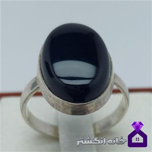 انگشتر عقیق مشکی (اونیکس) کد105