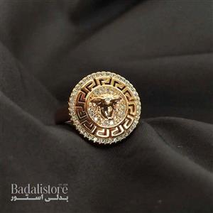 انگشتر بدل رنگ ثابت مدل ورساچه برند وای اس ایکس کد 10088 - فروشگاه بدلیجات بدلی استور