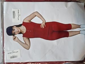 تاپ و شلوارک کبریتی سه دکمه زنانه