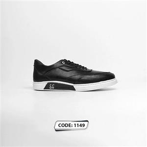 کتونی مردانه مشکی بنددار زیره سفید-مشکی CLARKSBOSS (کد 1149)