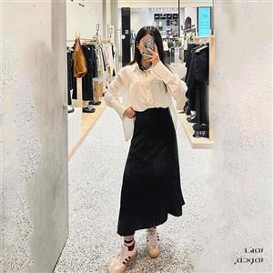 دامن ماچا مشکی پری - 161A - هانا هودفر