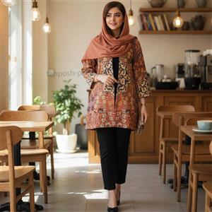 مانتو کتی طرح فرش عتیق