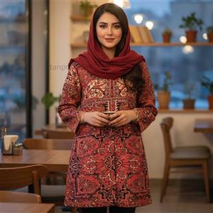 مانتو کتی طرح فرش شیراز