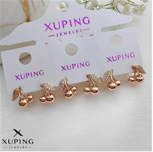 گوشواره مدل گیلاس ژوپینگ کد 100113