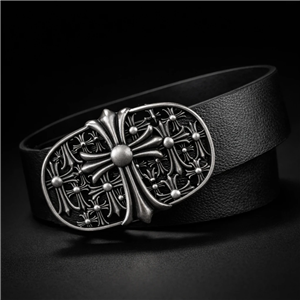 کمربند کروم هارتز اعلا سگک‌ فلزی تسمه طرح چرم استایل بگ ۲۰۲۶