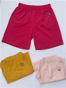 شورتک زنانه جیب دار بابونه