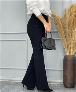 شلوار مازراتی زنانه دمپا کمرکش 3207