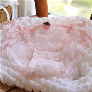 شورت زنانه گره ای توت فرنگی‌ وارداتی