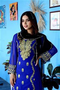 کندوره (لباس) بندری زنانه نیلو