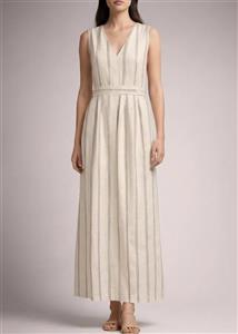 پیراهن لینن زنانه مدل wcc001