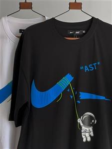 تیشرت مردانه پنبه ای یقه گرد نایک وارداتی ترک اورجینال 🇹🇷