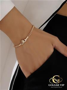 دستبند تاج زنجیری ژوپینگ | کد 2139