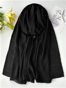 شال مشکی جواهر