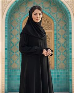 مانتو عبایی لاله کرپ الیزه ممتاز