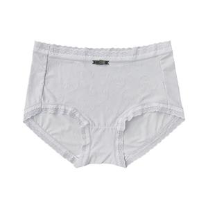 خرید شورت اسلیپ زنانه گیاهی تور دار طوسی روشن - فروشگاه زوین