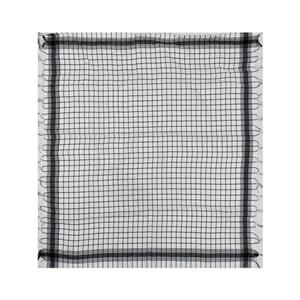 چفیه پلی استر رنگ سفید حاشیه دار سایز 90*90 کد 458