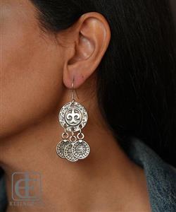 گوشواره ورشو مدل هندی کد 2098 | الینگتون