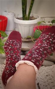 جوراب گل گلی زنانه مچی ترند