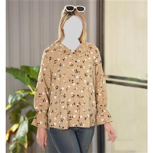 شومیز زنانه شانتون گلدار کد 10275