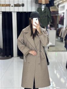 پالتو بلند پشم فوتر کوبیده ترک