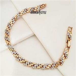 دستبند ژوپینگ نگین‌دار B502 - خانومی استایل