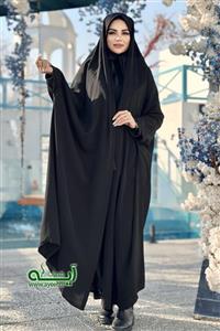چادر دانشجویی پارچه ژورژت – با زیپ
