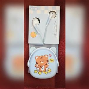 هندزفری عروسکی کیف دار xy-68 tiger ببر hello