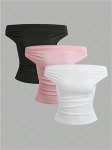 تاپ یقه قایقی