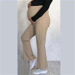 شلوار کرپ کش بارداری دمپا گشاد
