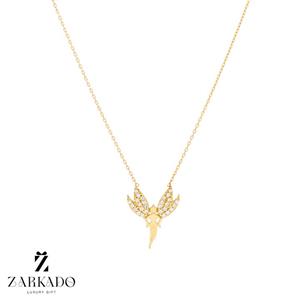 گردنبند طلا طرح فرشته تینکربل کد N20939