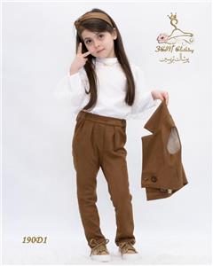 شومیز سفید دخترانه مدل 194 تریسین