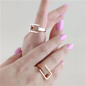 انگشتر خطی مینیمال ژوپینگ کد 600
