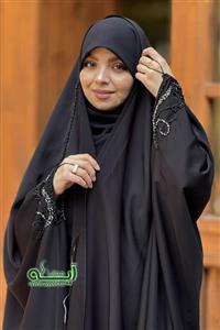 چادر جواهردوزی طرح ترنم - پارچه فیگارو