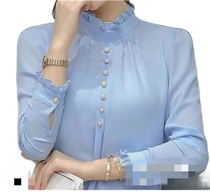 شومیز مجلسی یقه سه سانتی چیندار جنس کرپ الیزه شومیز مجلسی سایز بزرگ شومیز شیک