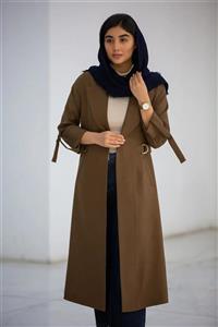 مانتو بلند بزایاق ماکسی بغل سگک دار